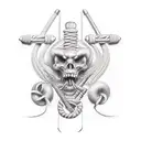 asclepius rod tattoo design idea