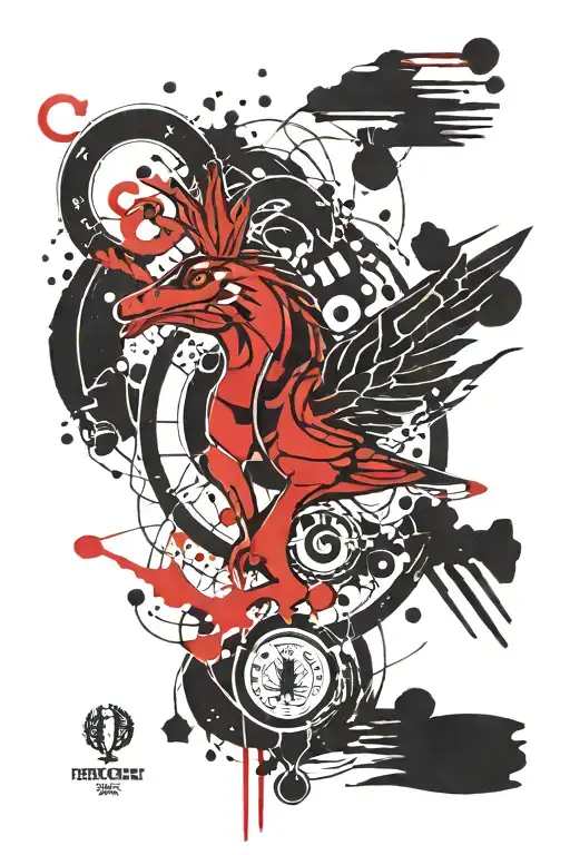 fred perry logo tattoo design idea