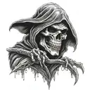 Grim Reaper tattoo design idea