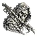 Grim Reaper tattoo design idea
