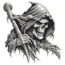 Grim Reaper tattoo design idea