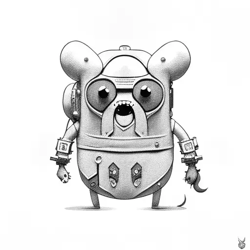 adventure time tattoo design idea