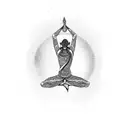 Nataraja pose and Peepal tree  tattoo design idea