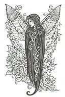 bipolar depression, self harm, sexual abuse, grief tattoo design idea