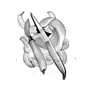 Banana war tattoo design idea