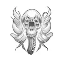 Banana war tattoo design idea