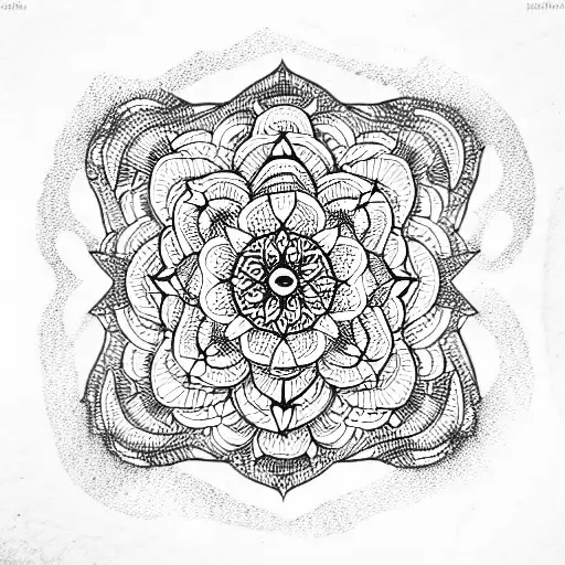 Mandala tattoo design idea
