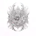 Albedo tattoo design idea