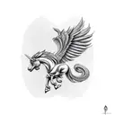 pegasus tattoo design idea