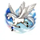 pegasus tattoo design idea