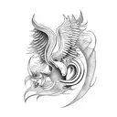 pegasus tattoo design idea