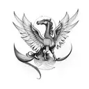 pegasus tattoo design idea