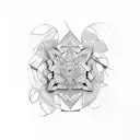 gallo de pelea tattoo design idea