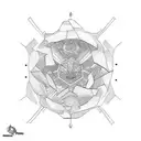 gallo de pelea tattoo design idea