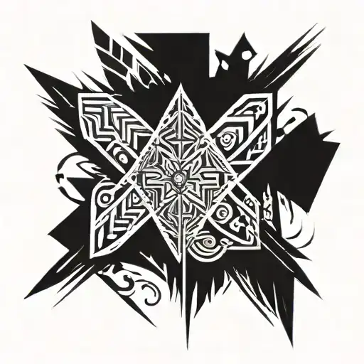 mason black sleeve tattoo design idea