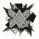 mason black sleeve tattoo design idea