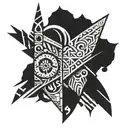 mason black sleeve tattoo design idea