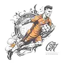 cr7 tattoo design idea