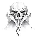 playboy ghost grim reaper  tattoo design idea