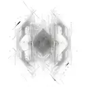 Abstract representation of Billie Eilish's soundwaves tattoo design idea