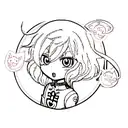 Череп  tattoo design idea