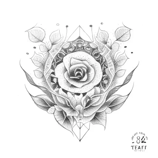 tea leaf  tattoo design idea