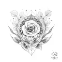 tea leaf  tattoo design idea