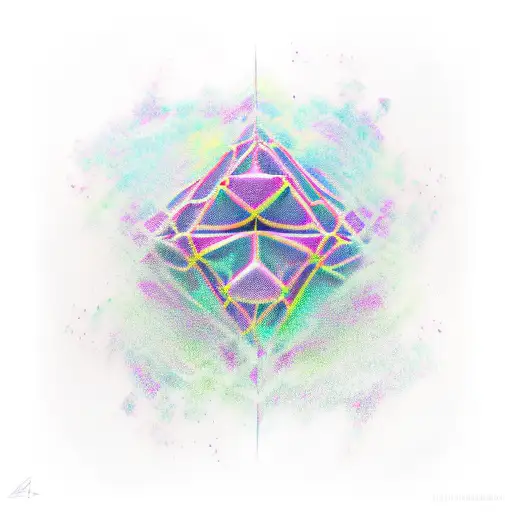 tesseract  tattoo design idea