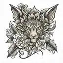 Yami Lela Curry tattoo design idea