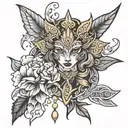 Yami Lela Curry tattoo design idea