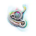 Twisted tattoo design idea