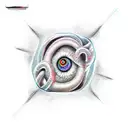 Twisted tattoo design idea