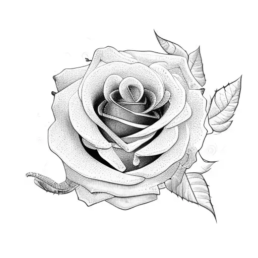 3 roses laced tattoo design idea