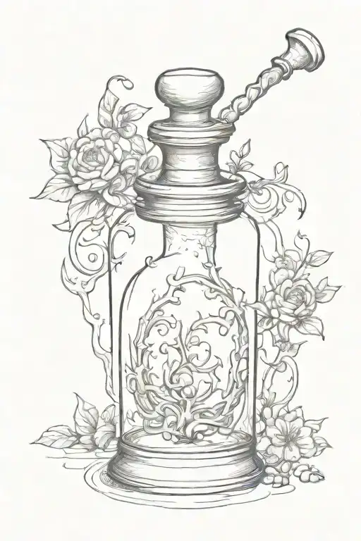 Felix Felicis potion bottle tattoo design idea
