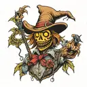 scarecrow tattoo design idea