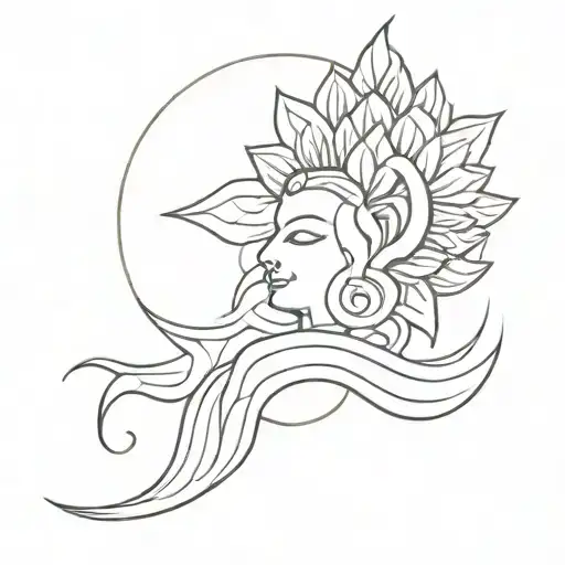 aham brahmasmi tattoo design idea