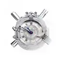 guns,clocks, ski mask, roman numbers, sleeve tatto tattoo design idea