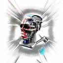 terminator  tattoo design idea