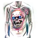 terminator  tattoo design idea