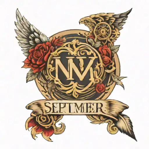 Roman numerals September 18 2021 husband and wife  tattoo design idea