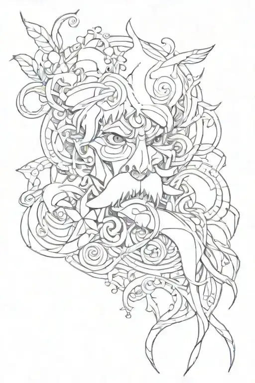 funny tattoo design idea