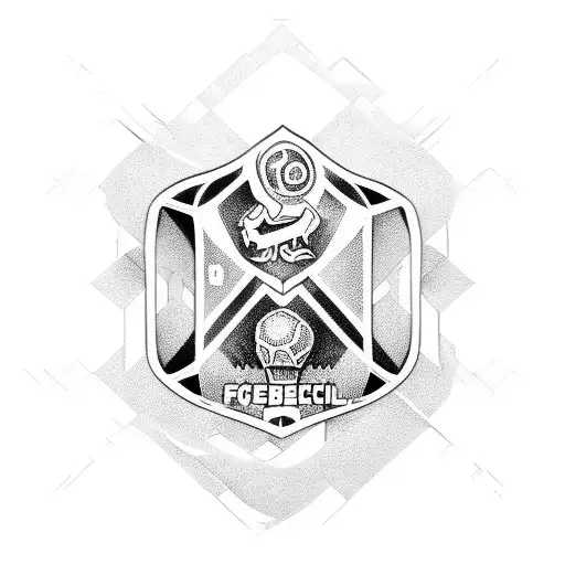 rosario central futbol tattoo design idea