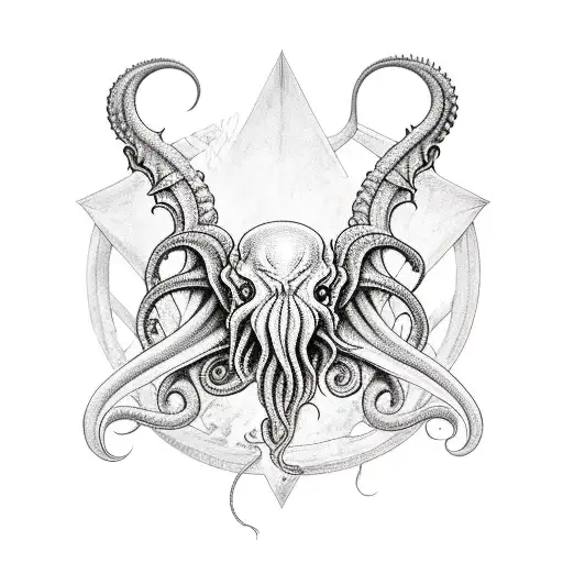 Cthulhu tattoo design idea