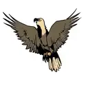 Vulture tattoo design idea
