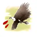 Vulture tattoo design idea