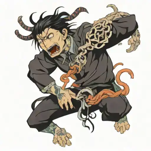 MOB with KEIKEI intertwined within tattoo design idea