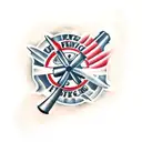 firefighting tattoo design idea