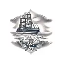 firefighting tattoo design idea