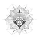 dark moon, dark matter, eclipses tattoo design idea