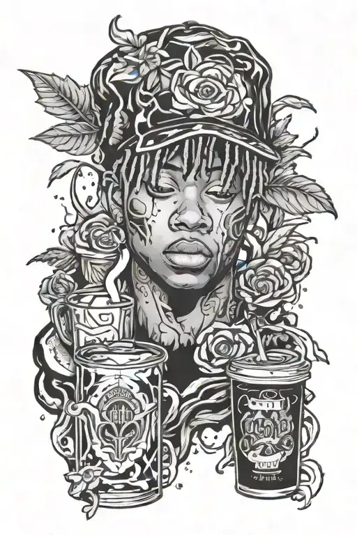 999 juice wrld tattoo design idea